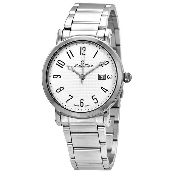 NWT Authentic Mathey-Tissot Open Box - City White Dial Men's Watch - Picture 1 of 3